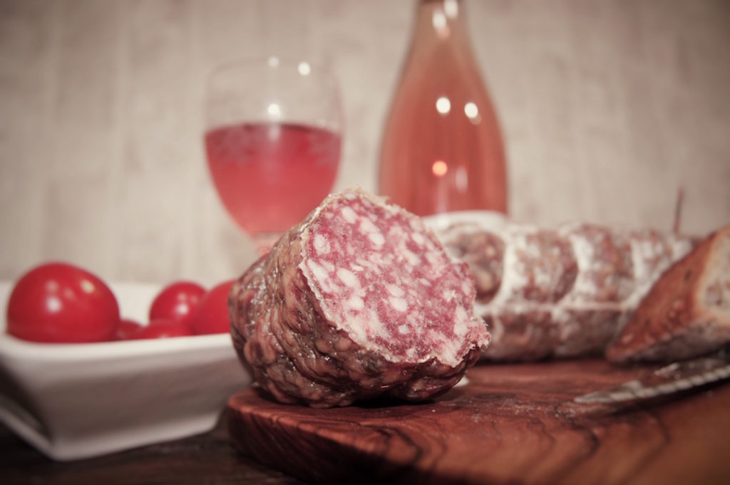 rosette de lyon 600g et La fabrication des saucissons