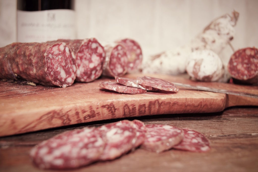 lot de saucisson lyonnais et la conservation du saucisson