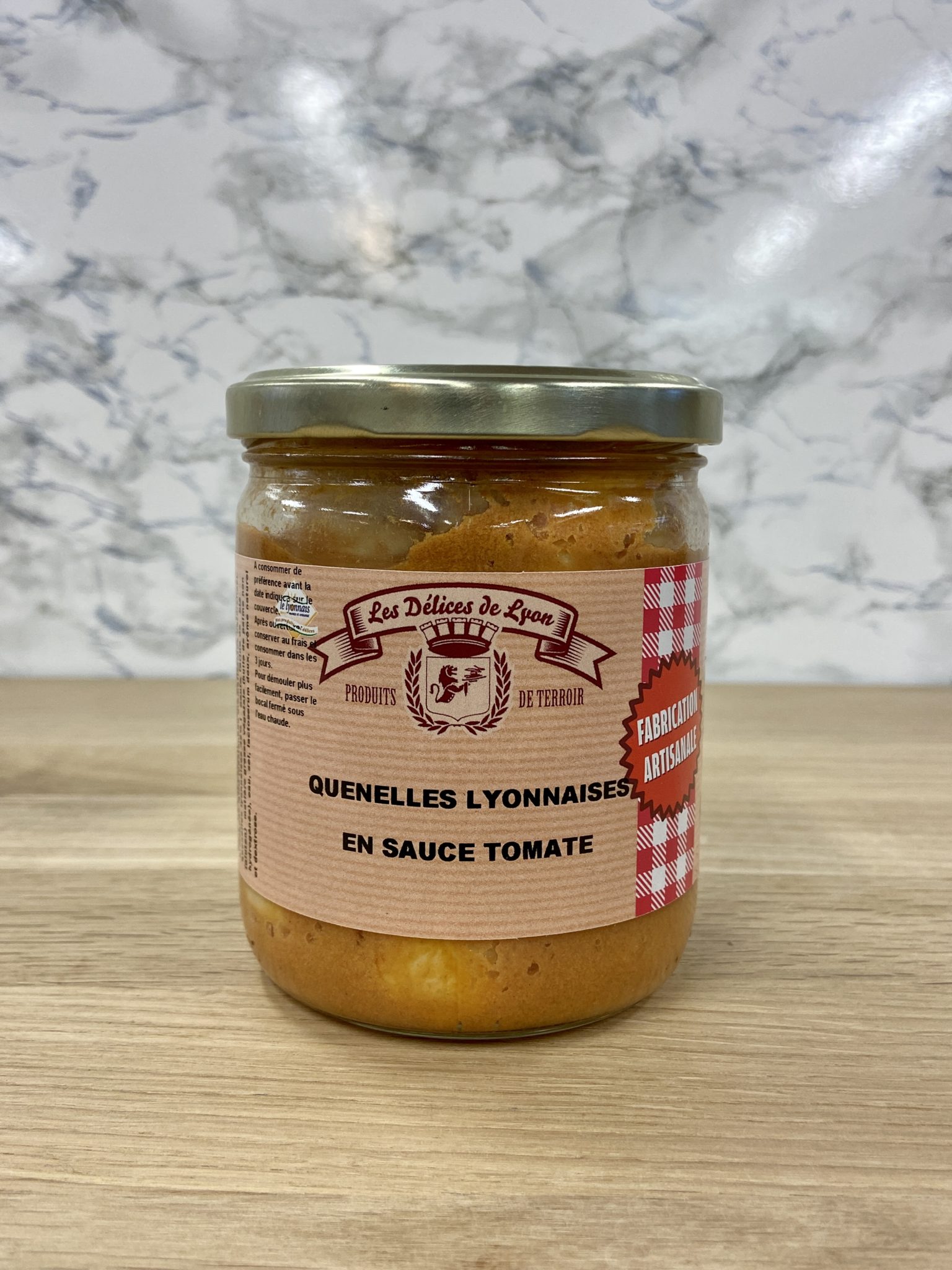 Quenelles Lyonnaise sauce tomate - Saucisson Lyonnais